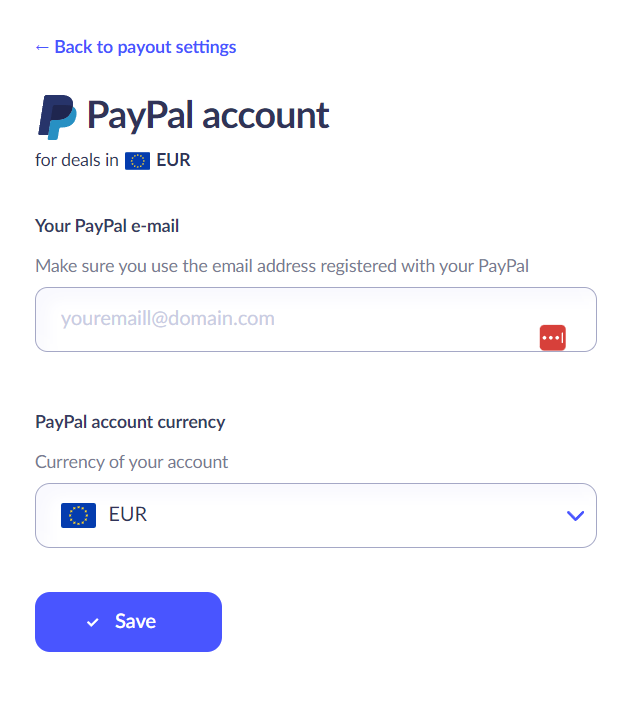 How to Add PayPal Payouts in Useme