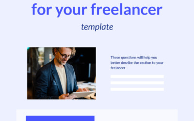 Create a brief for your freelancer – download template