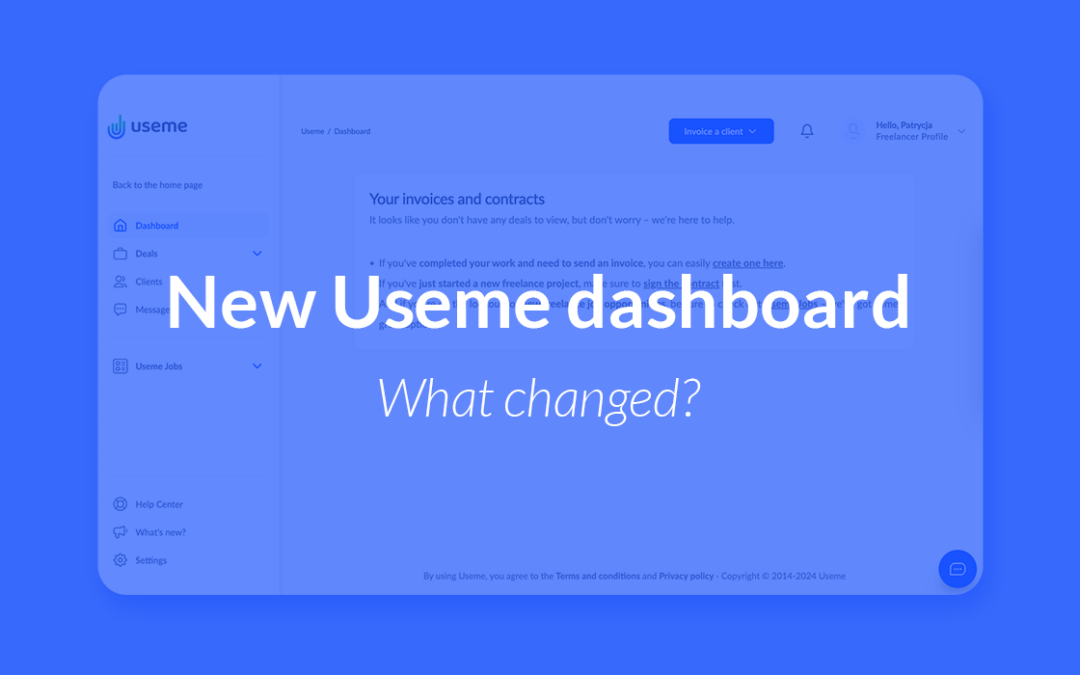 Simplified transactions and easier navigation – discover our May updates to your Useme account