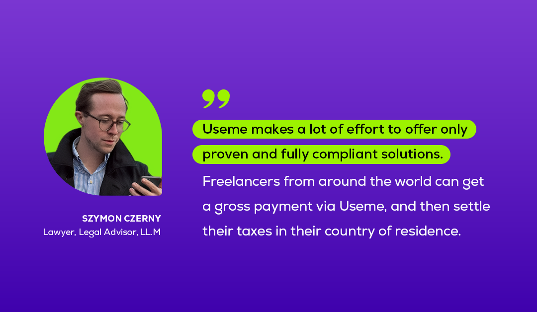 Invoices from freelancers without a company. An interview with a lawyer (LL.M.) Szymon Czerny