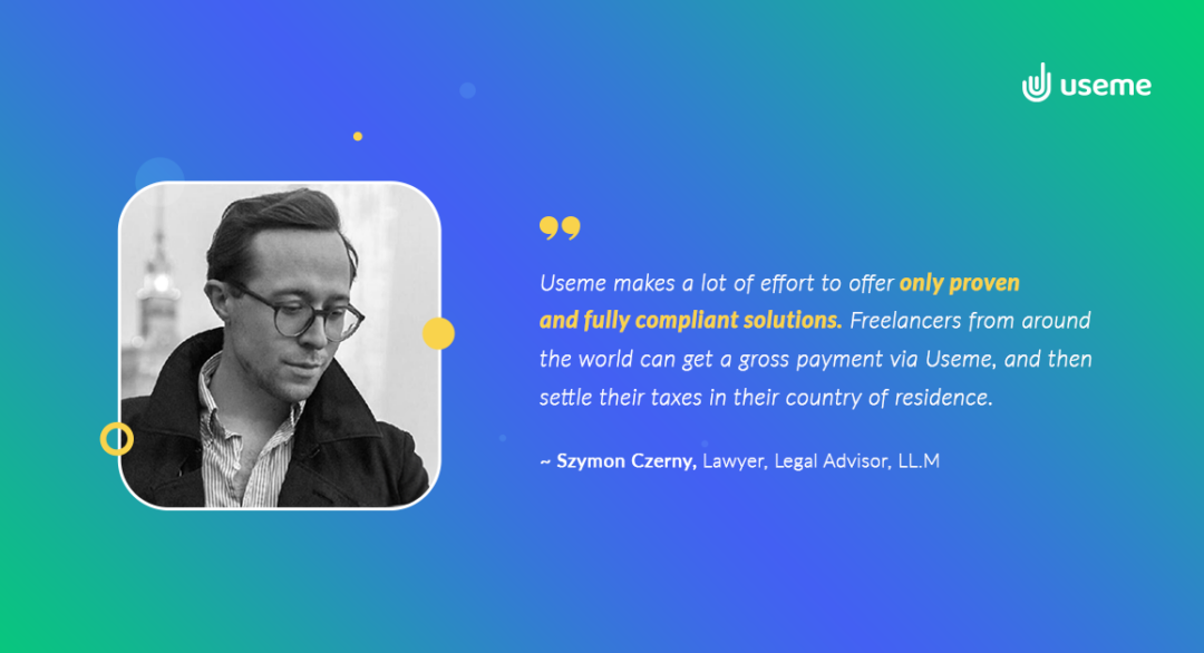 Invoices from freelancers without a company. An interview with a lawyer (LL.M.) Szymon Czerny