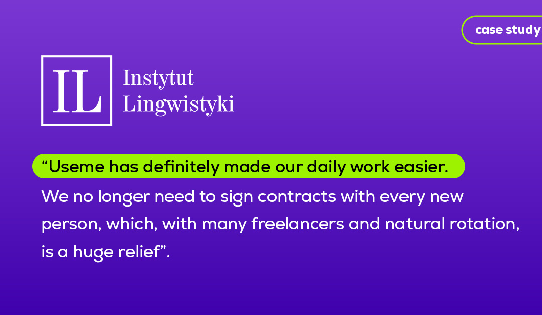 Instytut Lingwistyki: International cooperation without formal barriers | Case study
