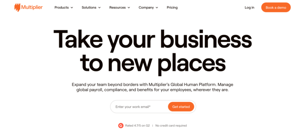 Multiplier main page screenshot