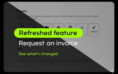 Request an invoice in a few clicks – control the price, terms, and deadlines