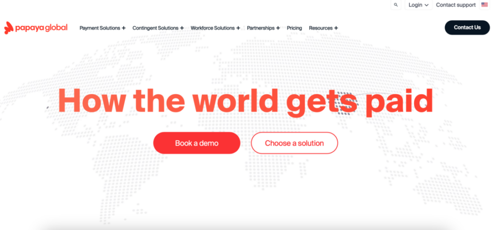 Papaya Global website screenshot