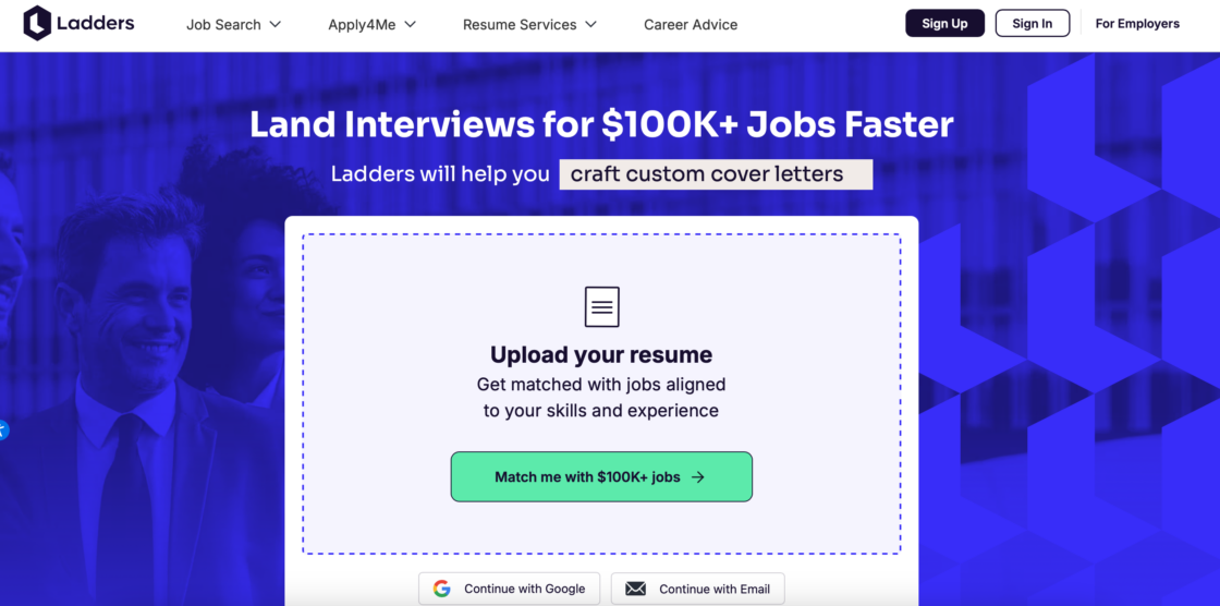 Ladders main page screenshot