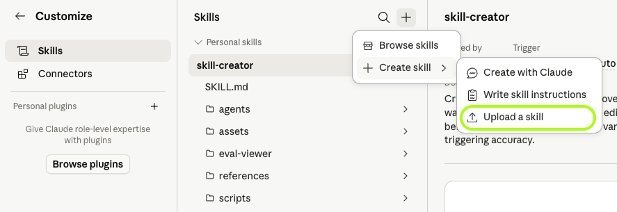 upload a skill How to use Claude Skills: a guide for freelancers and businesses (2026)