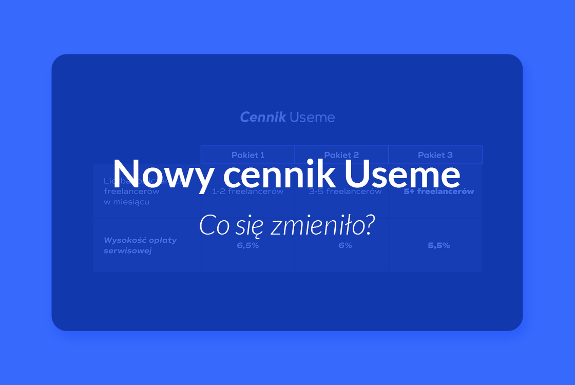 Nowy cennik dla zleceniodawców – im więcej freelancerów, tym mniejsze opłaty