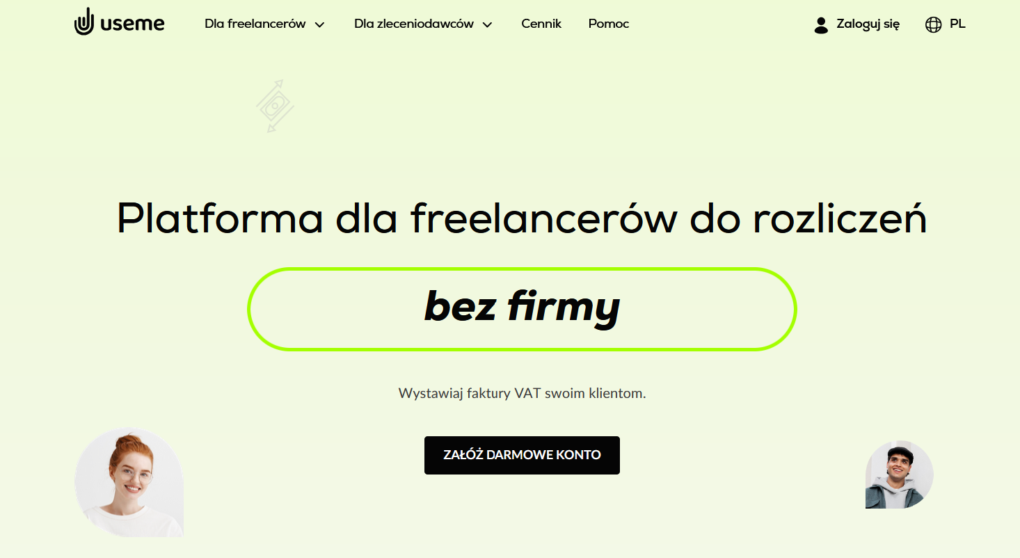 poznaj nową odsłonę useme - nowy key visual: zdjęcie poglądowe screenu strony głównej