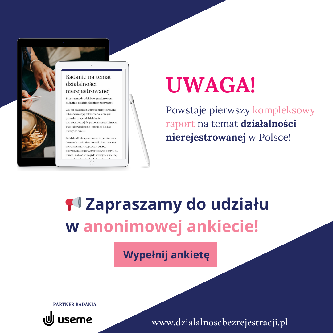 badanie dzialalnosc nierejestrowana Działalność nierejestrowana – pierwsze w Polsce kompleksowe badanie badanie dzialalnosc nierejestrowana Działalność nierejestrowana – pierwsze w Polsce kompleksowe badanie