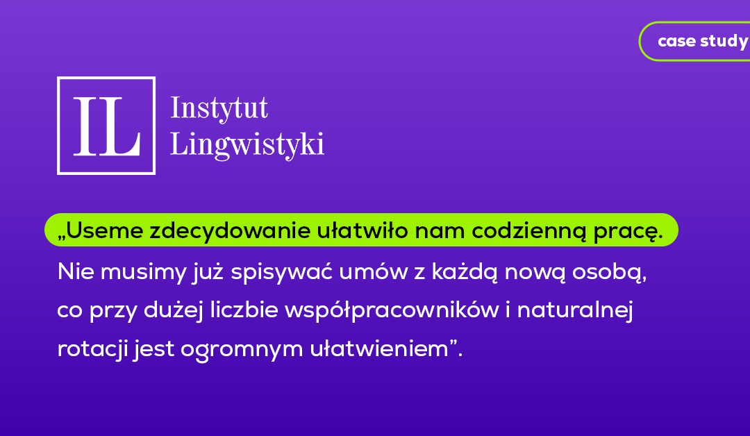 Instytut Lingwistyki: Międzynarodowa współpraca bez formalnych barier | Case study