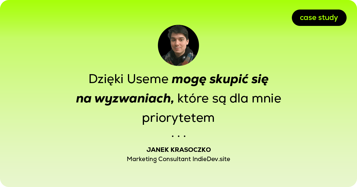 Jak freelancer z Polski odniósł sukces na zachodnim rynku gier bez zakładania firmy | Case study – Janek Krasoczko