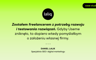 Jak połączyć etat z freelancingiem? | Case study Daniela Lalika, stratega SEO