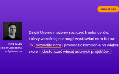 Jak Epidemic uprościło rozliczenia z influencerami dzięki Useme | Case study