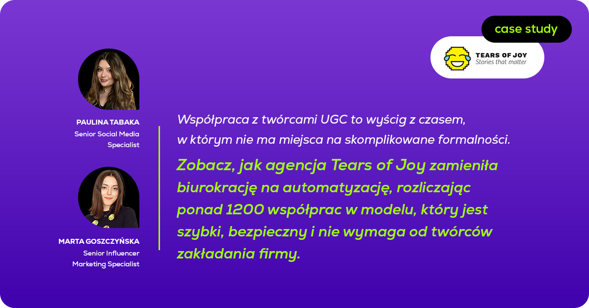 Tears of Joy x Useme Case study