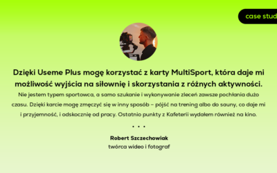 Freelancing na własnych zasadach – i z MultiSportem w kieszeni | Case study Roberta Szczechowiaka